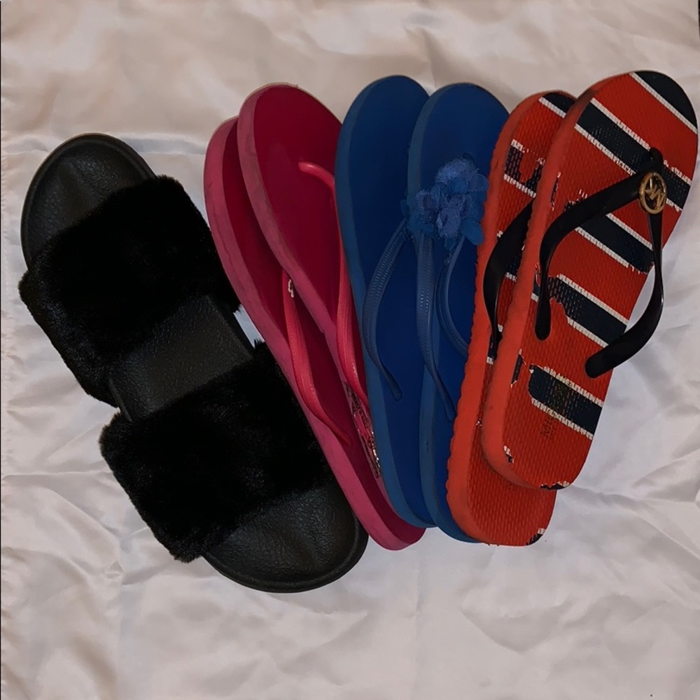 Bundle of Sandals Michael Kors& Hollister